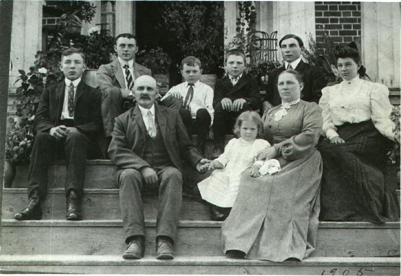 David and Mary (Meadows) Colaw family