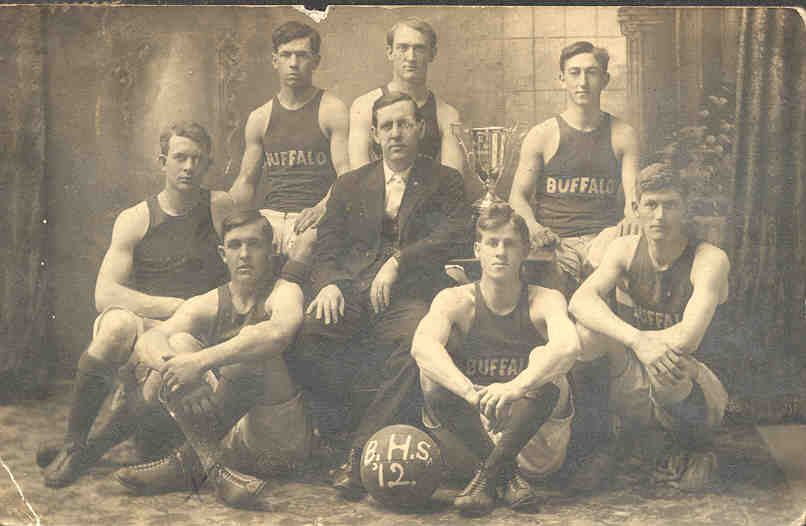 Buffalo, KS Basketball Team. Mostly Colaw Men here.